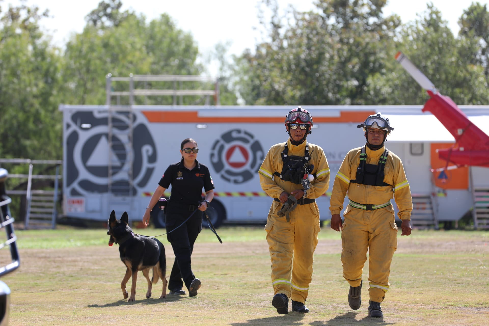 Bomberos y Protección Civil